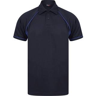 Finden+Hales FH370 Men´s Piped Performance Polo Navy / Royal L