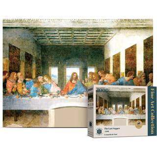 Antelope - Sidste aftensmad Puslespil LEONARDO DA VINCI Officielt licenseret - 1000 stykker h?j opl?sning mat finish glat kantning ingen st?vklas