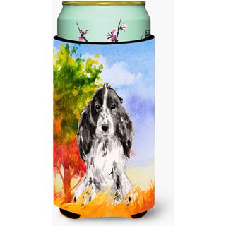 """"Carolines Treasures CK1947TBC Fall Black Parti Cocker Spaniel Tall Boy Hugger kold-drik-koozies Multicolor""""