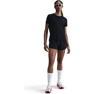 Kortærmet Nike Tempo Dri-FIT-løbetop til kvinder - sort - S (EU 36-38)