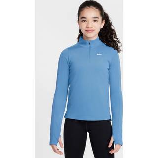 Nike Girls' Dri-FIT Long Sleeve 1/2 Zip Top Junior, Blue Beyond - 10-12Y