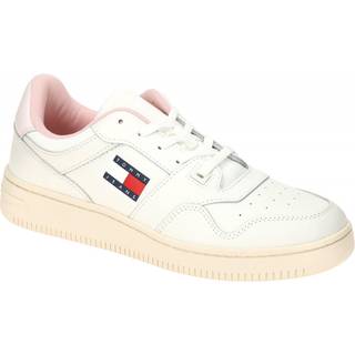Tommy Hilfiger White Leather Women Sneakers