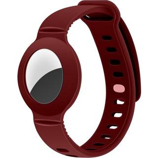 Lippa Silicone Wristband for AirTag and Smart Finder - Red