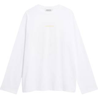 ARMEDANGELS Women's Fietaa Smile Longsleeve Damer størrelse L farve hvid