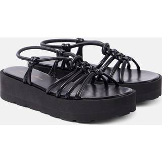 Gianvito Rossi Hebe platform leather sandals - black - EU 40
