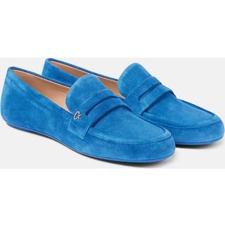 Gianvito Rossi Suede loafers - blue - EU 39