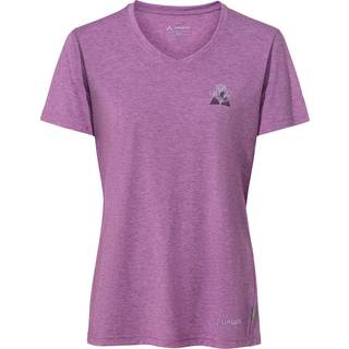Vaude Women's Skomer Print T-Shirt III Funktionsshirt Damer størrelse 46 farve lilla