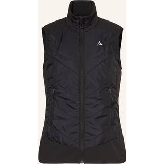 Schöffel Women's Hybrid Vest Style Blaueis Syntetiske veste Damer størrelse 38 farve sort