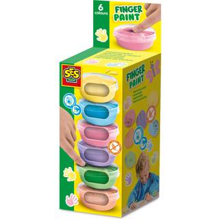 SES Creative Fingerpaint Pastel 6x45ml