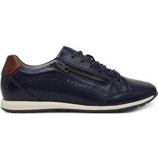 bugatti Herren Sneaker blau Glattleder