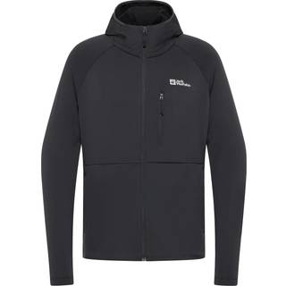 Jack Wolfskin Kolbenberg Hooded FZ Fleecejakke Herrer størrelse S farve grå