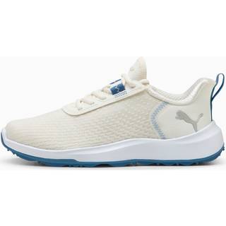 Puma Fusion Crush Sport Vandtætte Dame Golfsko Uden Spikes - Warm White/Blue Horizon - Str. 37 Normal