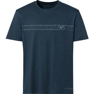 Vaude Cyclist V T-shirt Herrer størrelse L farve blå