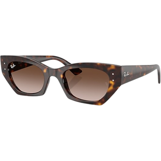 Ray - Ban Unisex RB4430 ZENA 135913 Solbriller Injiceret Skildpadde Brun Geometrisk Normal Skygge