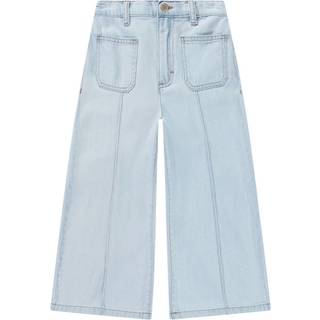 Molo Adionella Woven Pants Bleached Drapy 110 cm  Blå  110 cm  kvinde