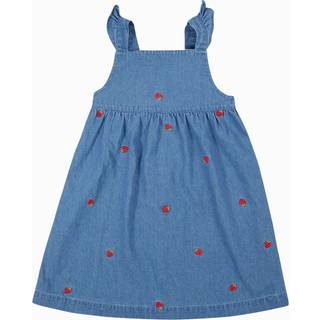 Frugi Frugi Blue Strawberry detail Summer Dress - Dresses