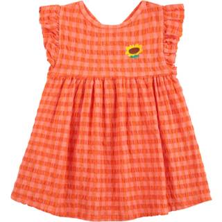 Bobo Choses Vichy Baby Vævet Kjole Coral Pink 24 months  Lyserød  24 måneder  kvinde