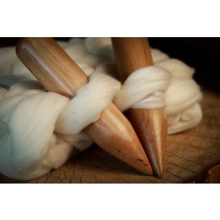 K?mpe cirkul?re strikning n?le 40 mm US 70 st?rrelse. Store chunky strikende n?le til chunky garn