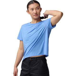 Fjällräven Women's Abisko Lite S/S Funktionsshirt Damer størrelse M farve blå