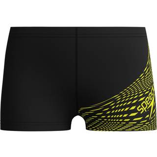 Boys' Medley Logo Aquashort Black/Yellow