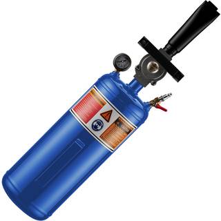 Dæk-booster 7 liter M. manometer - Driftstryk 6-8 bar - Kompakt og letvægt