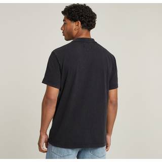 Washed Pocket T-Shirt - Black - Men