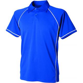 Finden+Hales FH370 Men´s Piped Performance Polo Royal / White XS