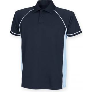 Finden+Hales FH370 Men´s Piped Performance Polo Navy / Sky M