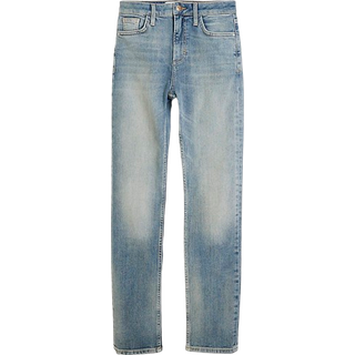 River Island River Island Blue Slim High Rise Ankle Graze 100% Cotton Straight Jeans