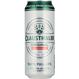 Clausthaler Original Alkoholfri Pilsner 0,49% 50 cl.