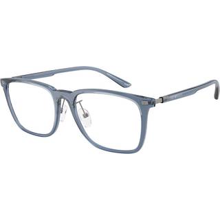 Emporio Armani Unisex EA3263D 6108 Optiske stel Injiceret Blå Transparent Pillow Normal
