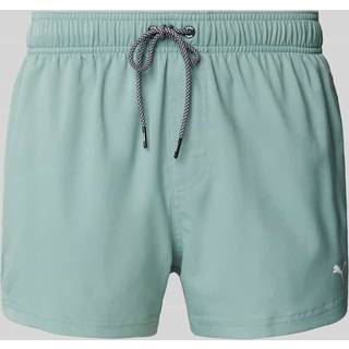 Men&#39;s Puma&#39;s Short Length Swimming Shorts, Green, Size S, Clothing - Dark Green - S