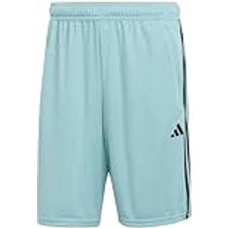 Train Essentials Piqué 3-Stripes træningsshorts - Mint Ton / Black