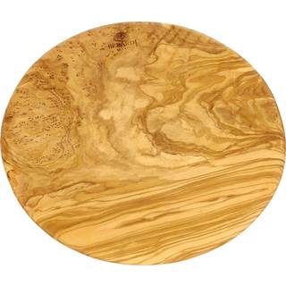 Berard 54177 French Olive-Wood H?ndlavet Round Cutting Board