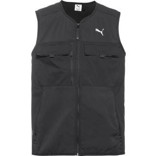 Men&#39;s PumaTECH Cargo Vest, Black, Size L, Clothing - Black - L