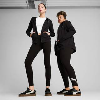 Women&#39;s Puma ESS METALLIC Leggings, Black, Size M, Clothing - Metallic Silver - M