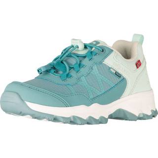 Trollkids Kid's Trolltunga Hiker Low XT Multisportsko Børn størrelse 32 farve turkis/hvid