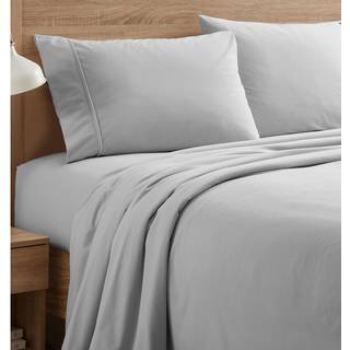 FLANNEL Sheets Queen Size Varm og hyggelig dyb lomme åndbar hele sæsonens sengetøj sæt med udstyret med fuld elastisk og indbygget hjørneplade st