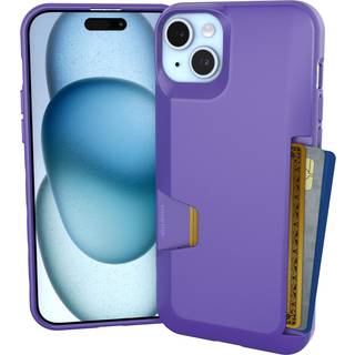 Smartish iPhone 15 Plus Wallet Case - Wallet Slayer Vol. 1 [Slim + Protective] Kreditkortholder - Drop Tested Hidden Card Slot Cover Compatible m