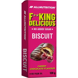 Allnutrition - Fitking Lækre Kiks, Kirsebær Chokolade Smag - 128g