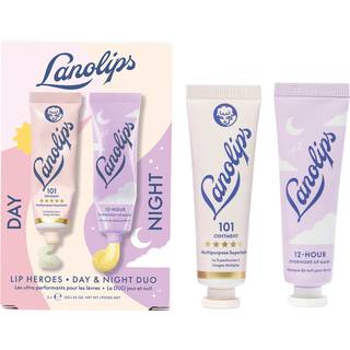 Lanolips - Lip Heroes Day & Night Duo - Læbepleje - Sets Lip Heroes Day & Night Duo - For Women - Gennemsigtig