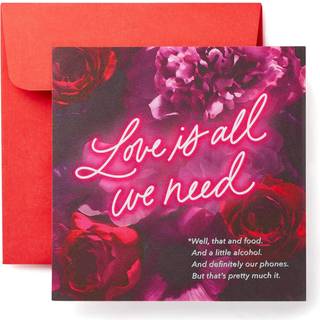 Amerikanske hilsener sjove Valentines Day -kort til mandskone k?reste eller betydelig anden (k?rlighed og mad)