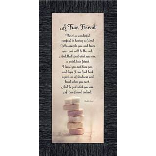 Crossroads Home D?cor A True Friend billedramme Bedste ven billedramme Bedste ven gaver til kvinder Venner ramme Best Friends billedramme 7324CH