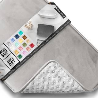 Clara Clark badev?relse t?pper fl?jl hukommelse skum badem?tsm?tter skridsikre maskine vaskbare bad t?pper - t?rrer hurtigt ultra bl?dt plys bade