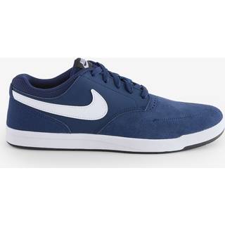 Nike Nike Navy White Fokus Low Suede Trainers