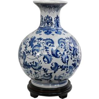 Rød lanterne BW-Vase3-BWFL Vase Blue & White Blomster