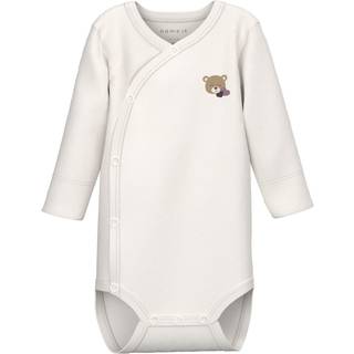 Name It Body Wrap Hvid Alyssum Med Bamse - Str. 1.5y 86cm