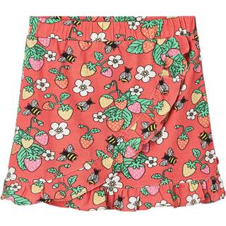 Småfolk Strawberries Nederdel Pink Punch 4-5 Y  Rød  4-5 år  kvinde