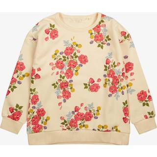 Konges Sløjd GOTS Loupy Lou Sweatshirt Fleuri 4 Y  Creme  4 år  kvinde