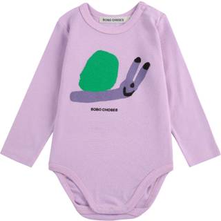 Bobo Choses Funny Snail Baby Body Lavender 18 months  Lilla  18 måneder  kvinde